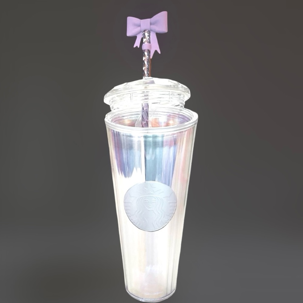 Starbucks Iridescent Tumbler with Lavender Bow - Picture 9 of 16